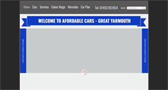 Desktop Screenshot of afordablecars.co.uk